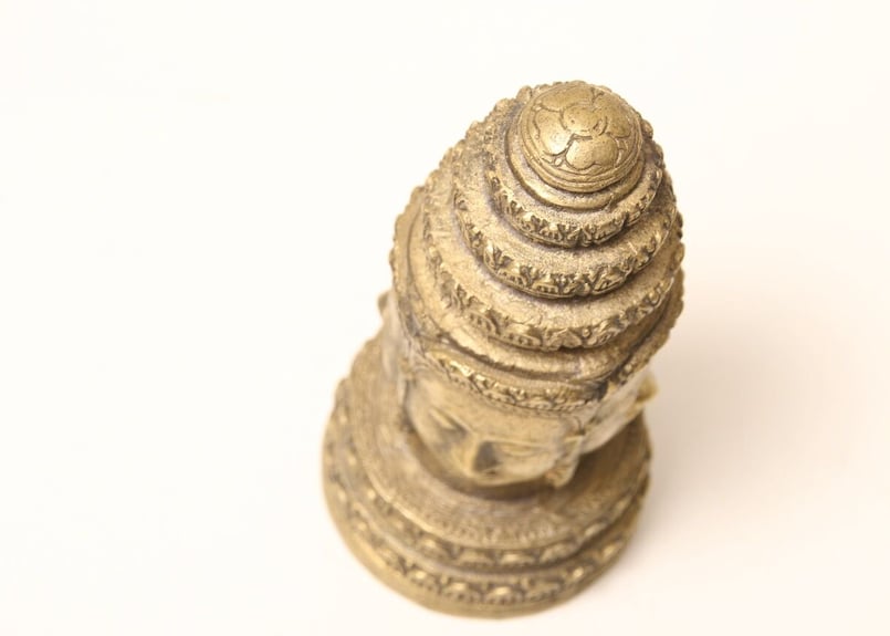 仏像/お守り仏像/金属製/真鍮/古物/骨董/真鍮/黄金/彫刻/時代