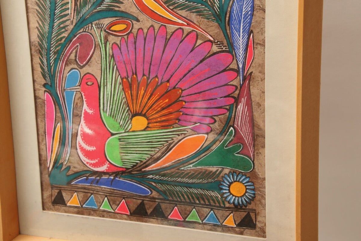 メキシコ /絵画/アマーテ/マヤ文明/アステカ文明/オトミ族/絵 メキシコ /絵画/アマーテ/マヤ文明/アステカ文明/オトミ族/絵