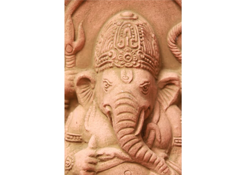 インドの神様/ガネーシャ/発掘/赤煉瓦/神様/仏教/密教/ヒンドゥー教