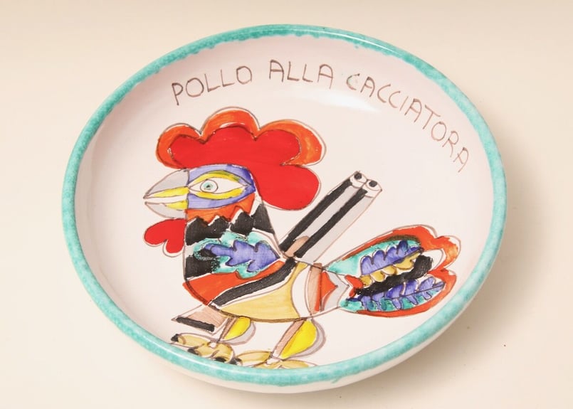 Giovanni DeSimone/DESIMONE/handpainted/dish/お皿/ Giovanni DeSimone/DESIMONE/handpainted/dish/お皿/