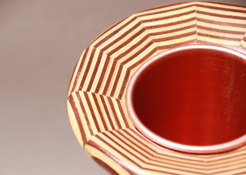 花瓶/木工/北欧/flowervase/60S/ヴィンテージ/寄木/壺/花差し 花瓶/木工/北欧/flowervase/60S/ヴィンテージ/寄木/壺/花差し