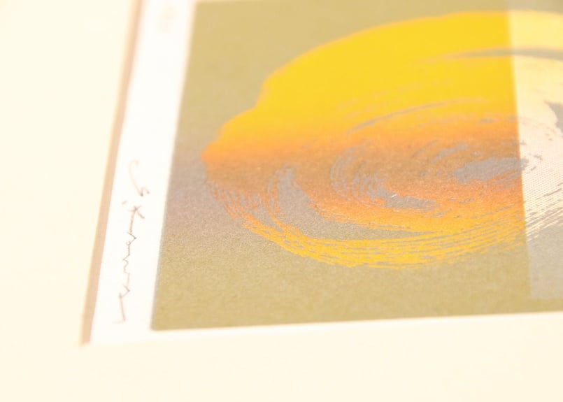 【真作】巨匠 河合勝三郎 \"夢に乗って\" 抽象版画 アート ヴィンテージ 木版画 真作】巨匠 河合勝三郎 夢に乗って 抽象版画 アート