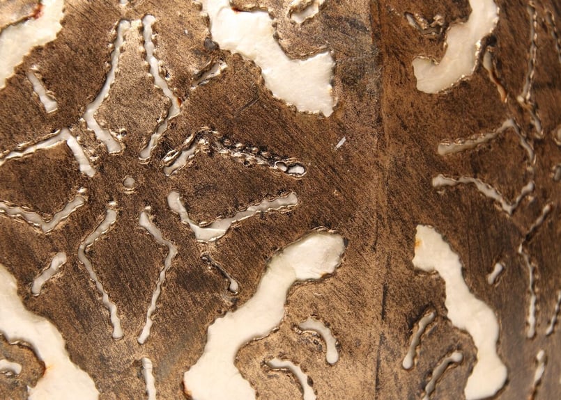 昭和レトロ/電傘/貝/金属/装飾/蝋燭盾/ろうそく/ランプ傘