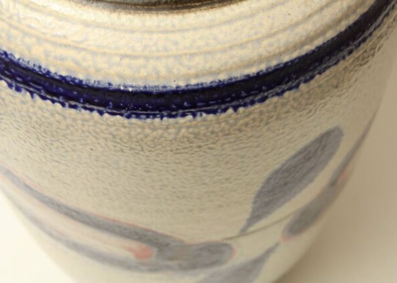 昭和レトロ/W-GERMANY/ドイツ製/花瓶/ツボ/FAT LAVA/BAY KERAMIK