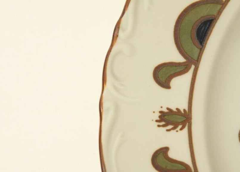 昭和レトロ/70S/お皿/STONEWARE/APOLLOSTONE/レトロ/大皿/ヴィンテー