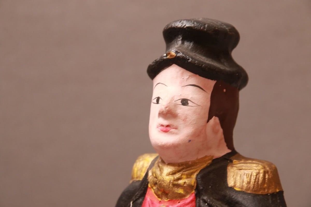 70'民藝長崎古賀人形日本三大土人形ヴィンテージ