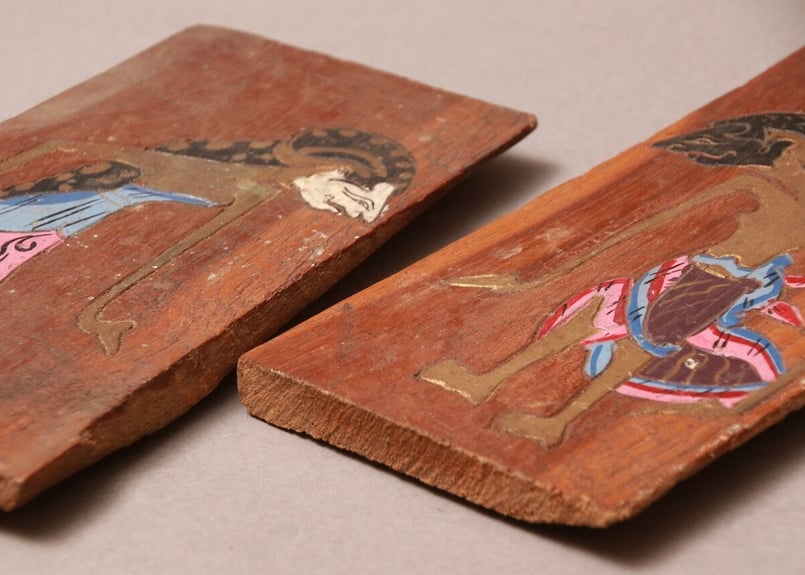 インドネシア伝統木彫パネル　ワヤン　アンティーク壁掛け　民芸アート インドネシア伝統木彫パネル ワヤン アンティーク壁掛け 民芸アート