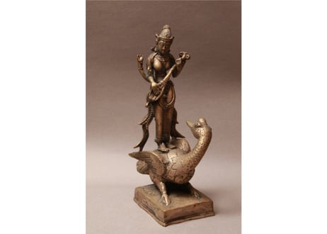 大きな古い仏像　海外の物　中国　タイ　インド　骨董品？　金属製（仏像のみ） 楽天市場】中古 金銅細工 チベット密教 大迫力 迦楼羅天造像高彫