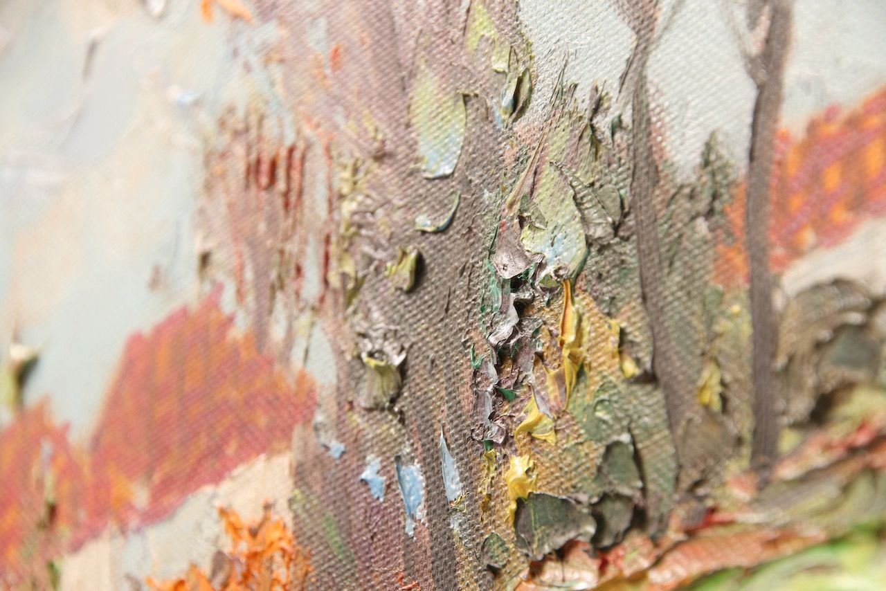 真作】昭和レトロ/西澤栄一/ローエン/絵画/油絵/画家/ヴィンテージ