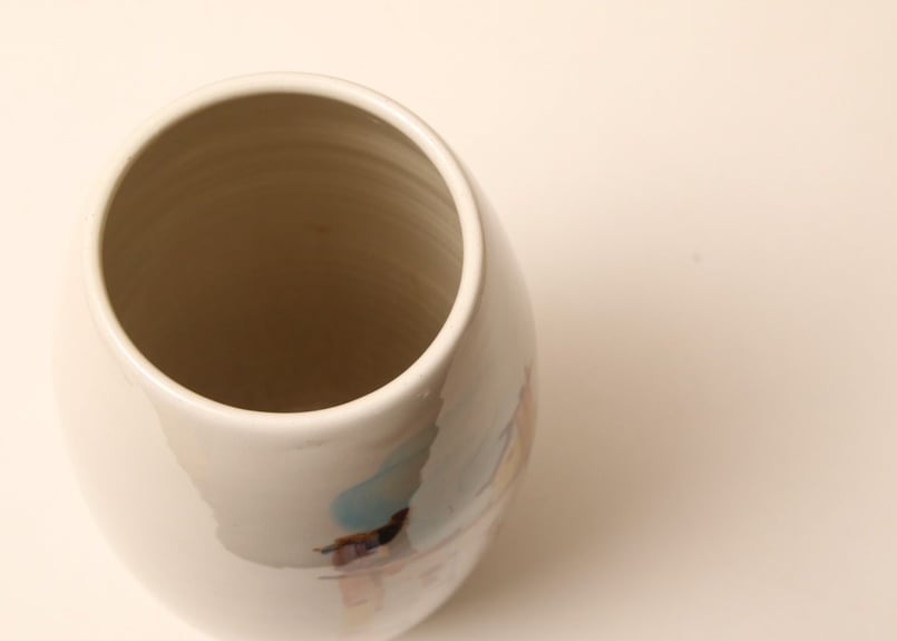 Laca Albisola/signed G. Carell - Italy/1950's /