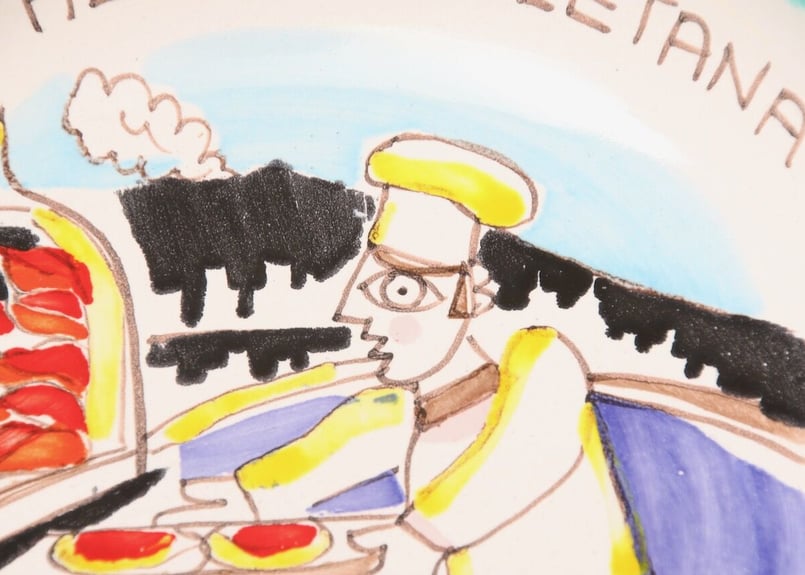 Giovanni DeSimone/DESIMONE/handpainted/dish/お皿/