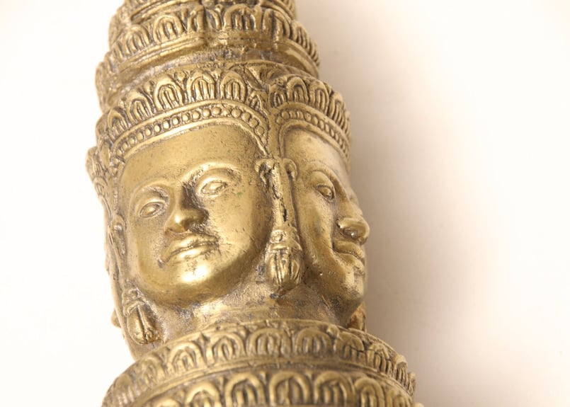 仏像/お守り仏像/金属製/真鍮/古物/骨董/真鍮/黄金/彫刻/時代
