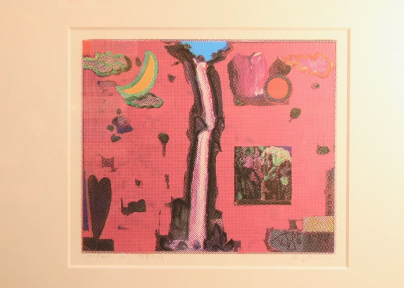 真作】ART/KIM YONG CHUL/シルクスクリーン/1992/90S/版画
