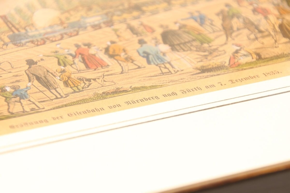 歴史的シーンの木版画 エッチング 模写】昭和レトロ/1885/版画/木版画/アート/ヴィンテージ/art