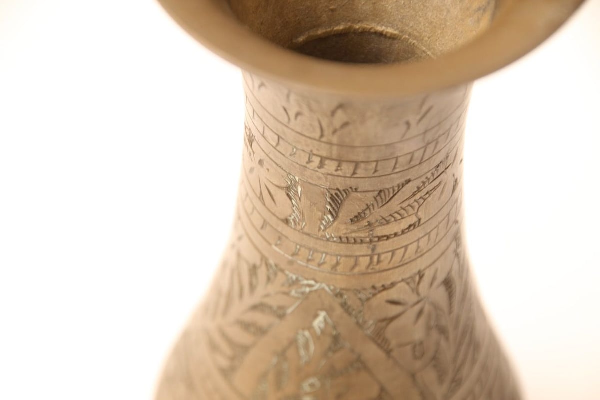 ヴィンテージ/made in Pakistan/GENUINE/vase/ハンドクラフト/ha ヴィンテージ/made in Pakistan/GENUINE/vase/ハンドクラフト/ha