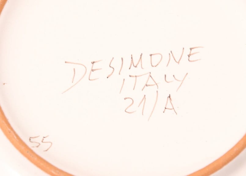 Giovanni DeSimone/DESIMONE/handpainted/dish/お皿/ Giovanni DeSimone/DESIMONE/handpainted/dish/お皿/