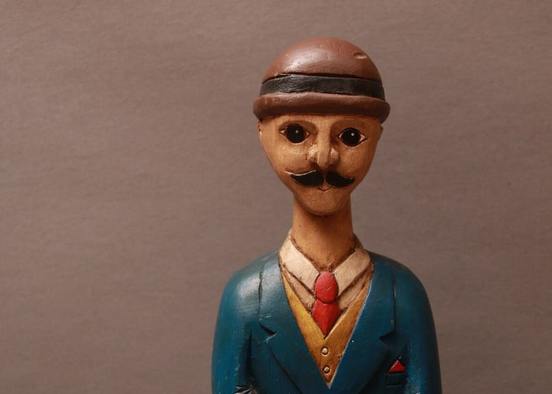 昭和レトロ/木工/made in BOLIVIA/ボリビア/オブジェ/木/ヴィンテージ