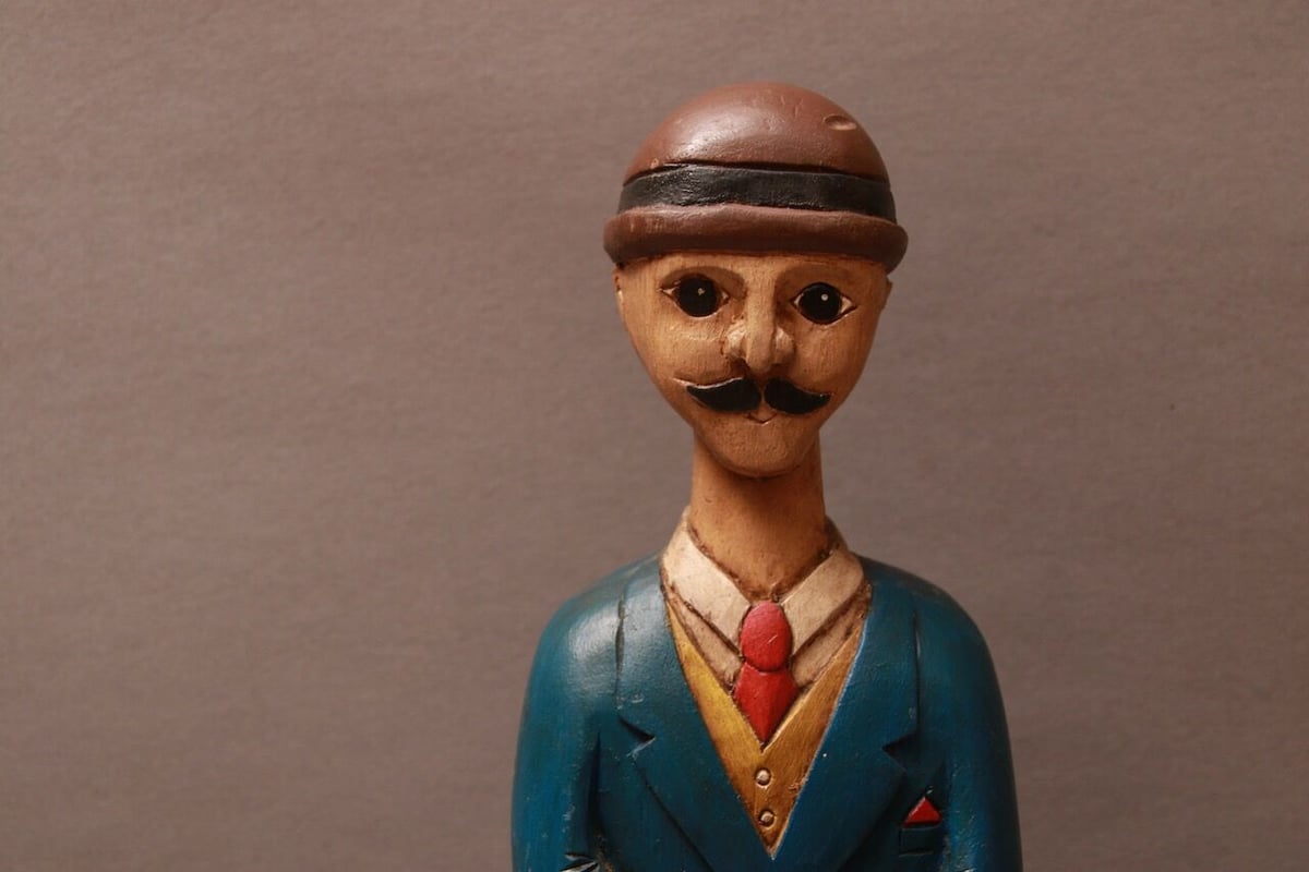 昭和レトロ/木工/made in BOLIVIA/ボリビア/オブジェ/木