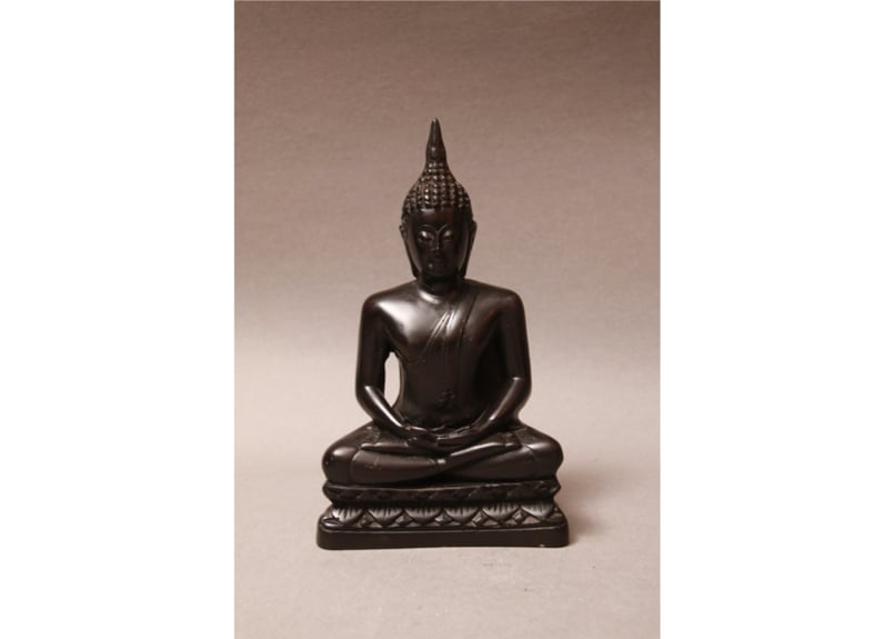 スコータイ様式 仏頭 Buddha【アンティーク】 スコータイタイ様式 石仏 Buddha 仏頭 仏陀頭部 文化遺産オンライン