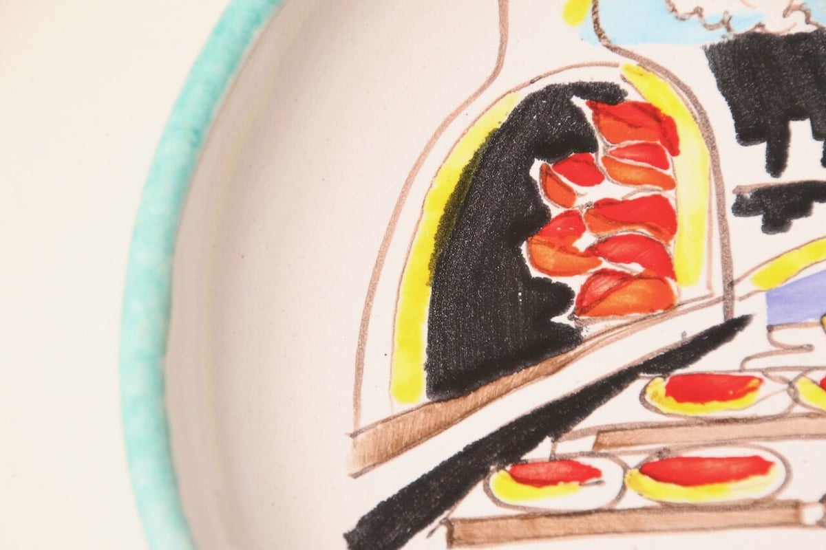 Giovanni DeSimone/DESIMONE/handpainted/dish/お皿/ Giovanni DeSimone/DESIMONE/handpainted/dish/お皿/
