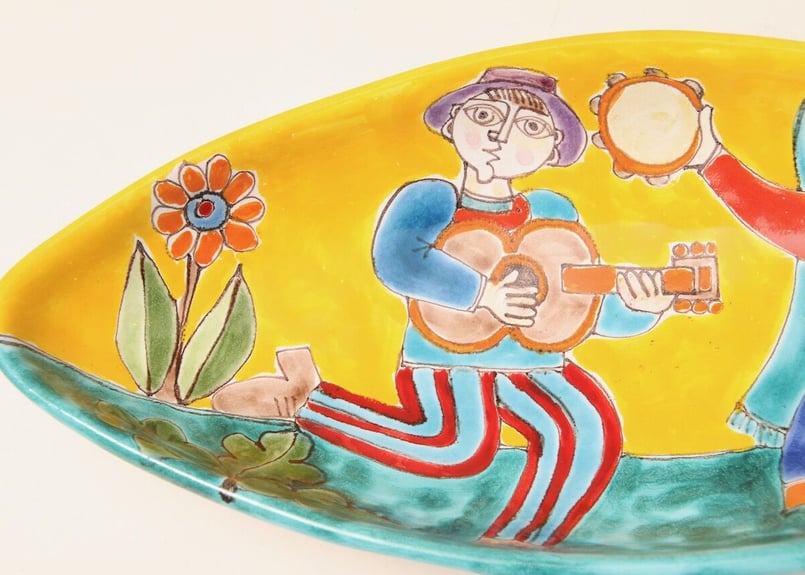 Giovanni DeSimone/DESIMONE/handpainted/dish/お皿/ Giovanni DeSimone/DESIMONE/handpainted/dish/お皿/