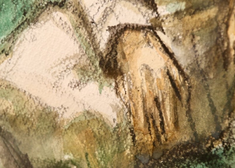 真作】堺井秀雄/絵画/油絵/婦人生像/1983/画家/兵庫県出身