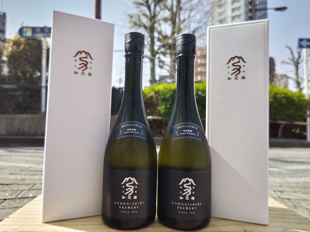加茂錦 BRILLIANCE 純米大吟醸　短稈渡船 720ml 加茂錦 BRILLIANCE 純米大吟醸 短稈渡船 720ml（加茂錦(かも