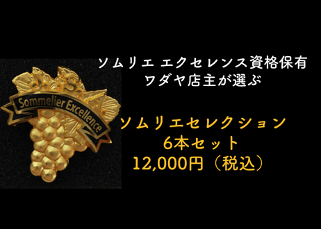 ソムリエセレクション　12,000円（6本）セット