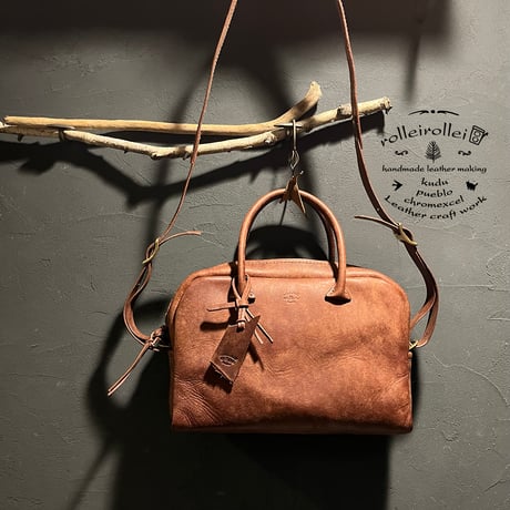 Handbag or Shoulderbag 2Way (tabacco/pueblo)Lot#306