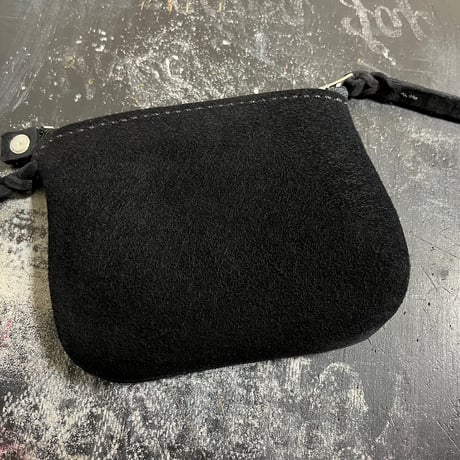 middle pouch (kudu/suede/black)#159/結衣様オーダー出品