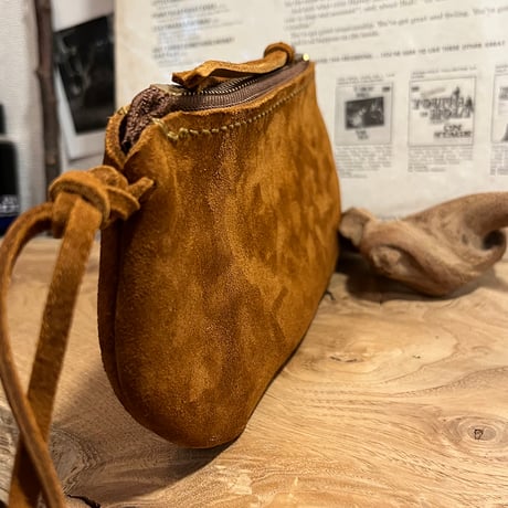 Landscape pouch (kudu/suede/Autumn spice)#228理英子様オーダー出品