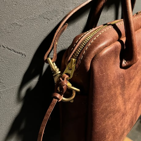 プエブロレザーバッグ　Shoulderbag (Tabacco/Pueblo)Lot#281