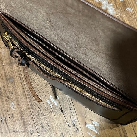 クロムエクセル長財布 Long Wallet(Chromexcel/black/Horween)Lot#370