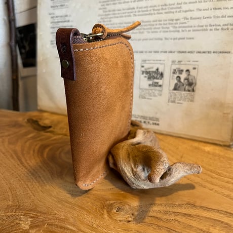 スマートキーケース(autumn spice/suede/kudu)Lot#307 小野様オーダー出品