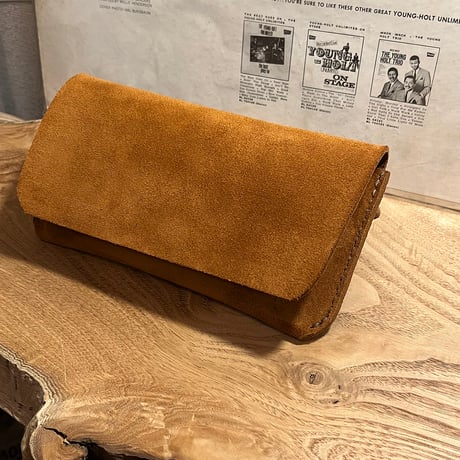 kudu革長財布　Long Wallet (autumn spice/suede/kudu)Lot#264