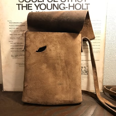 Sacoche (kudu/stone/suede)#160/Oder