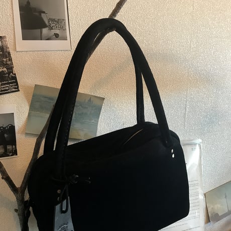 Shoulderbag (Black/suede/kudu)Lot#139 アベ様オーダー出品