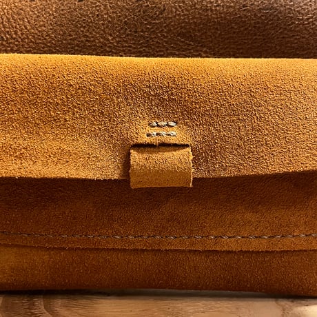 kudu革長財布　Long Wallet (autumn spice/suede/kudu)Lot#264