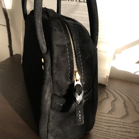 Shoulderbag (Black/suede/kudu)Lot#142 ハルカ様オーダー出品
