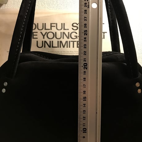 Shoulderbag 303. (Black/suede/kudu)Lot#138 サイトウ様オーダー出品