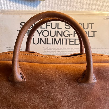 プエブロレザーバッグ　プエブロレザーハンドバッグ Handbag(Cognac/Pueblo)Lot#253