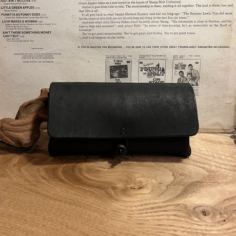 プエブロレザー財布　プエブロレザーコンパクト財布　プエブロレザーを使った財布／Lot#209