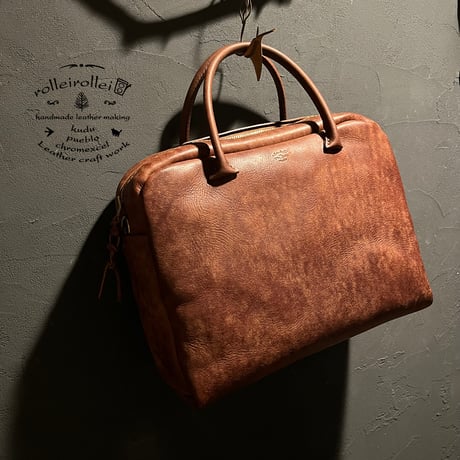 Handbag or Shoulderbag 2Way (tabacco/pueblo)Lot#282 理英子様オーダー出品