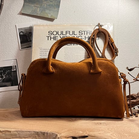 Handbag or Shoulderbag 2Way (autumn spice/suede/kudu)Lot#212 結衣様オーダー出品