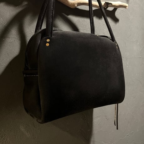 Hand/Shoulderbag(Black/suede/kudu)Lot#378 家島様オーダー出品