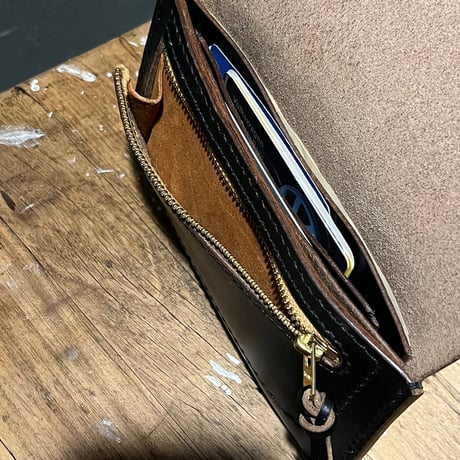 クロムエクセル長財布 (Chromexcel/black/Horween)Lot#369