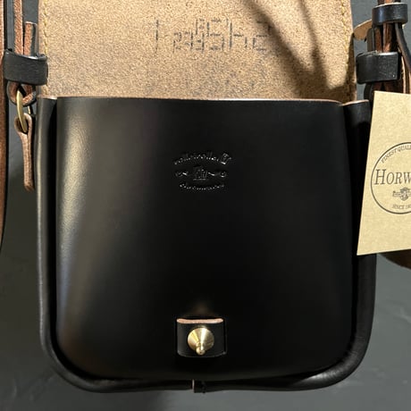 クロムエクセルレザー ポコッシュ Pocoche(Black/Chromexcel)Lot#387