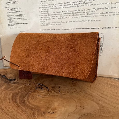 kudu革長財布　Long Wallet (autumn spice/suede/kudu)Lot#318/Lot#352set