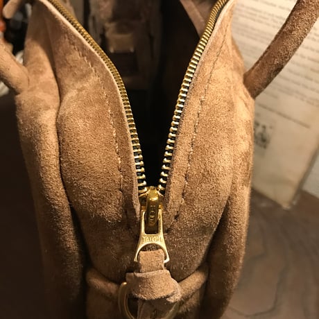 Handbag Square(kudu/stone/suede)#156/Oder