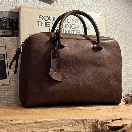 本革ハンドバッグ　プエブロレザーバッグ　Handbag(Castano/Pueblo)Lot#250